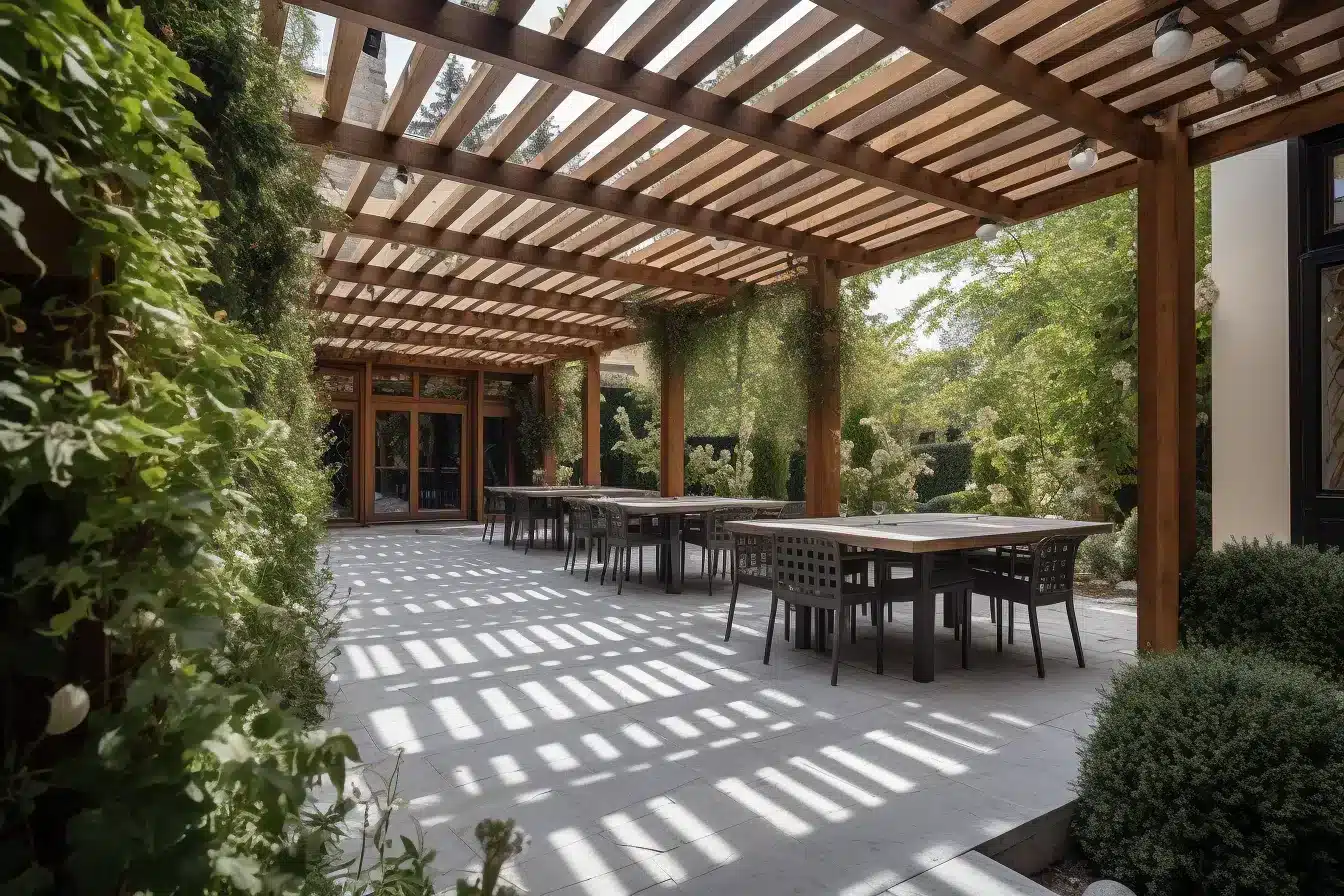 Préparation du sol pour l'installation de pergolas