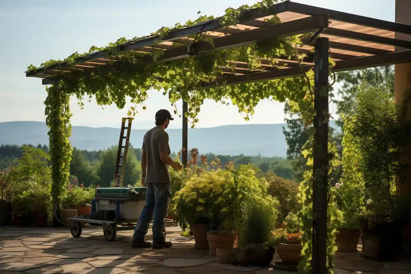 Maintenance et soins des pergolas en toile enroulables